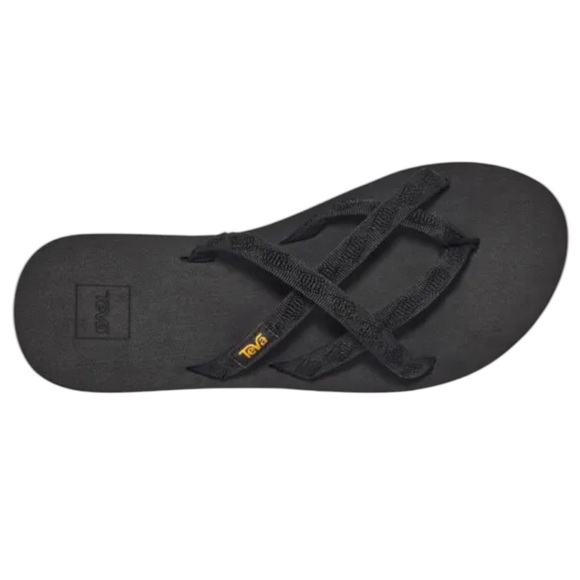 Teva Olowahu Black Flip Flops - Picture 3 of 11